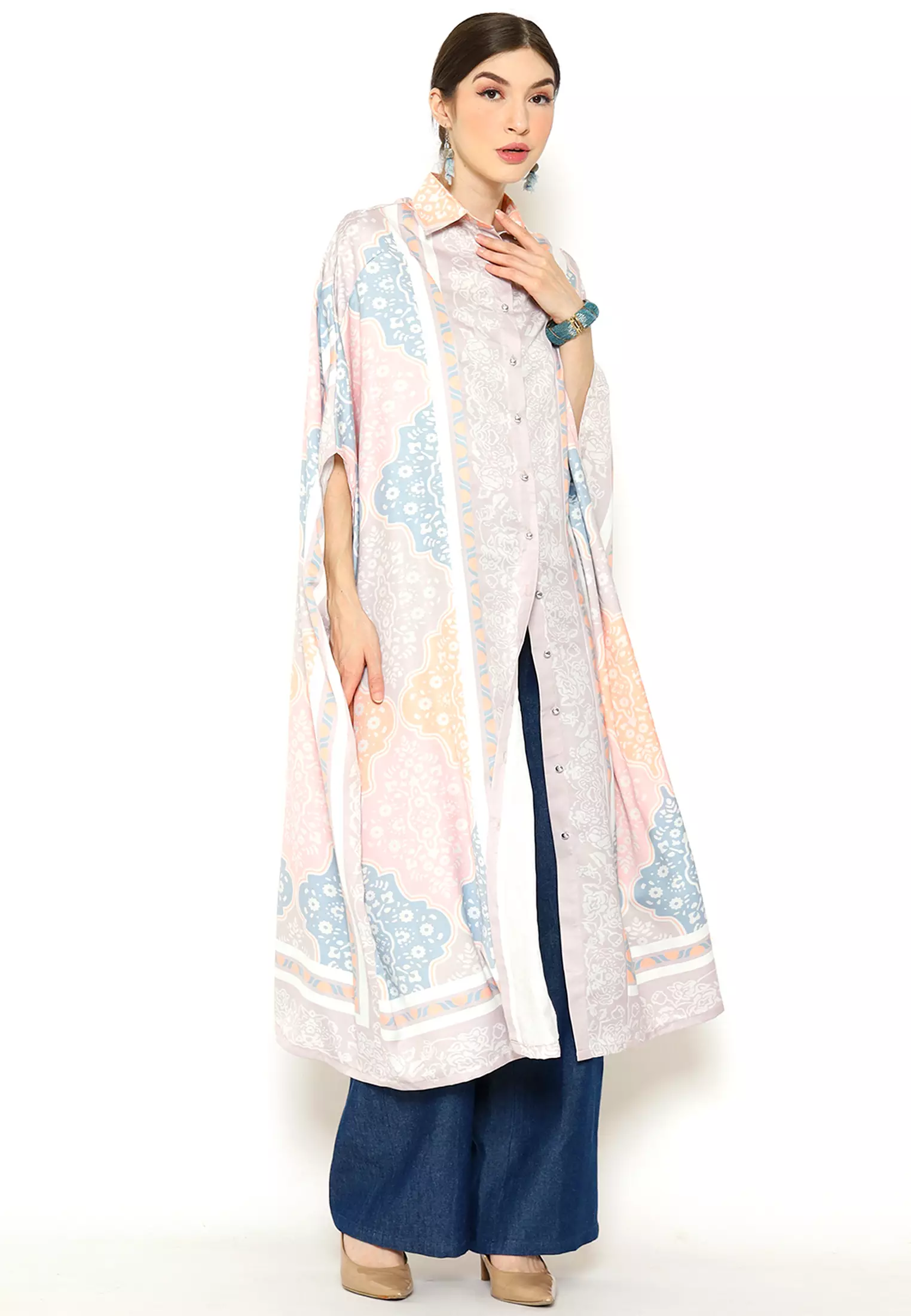 Kanzi Collared Kaftan