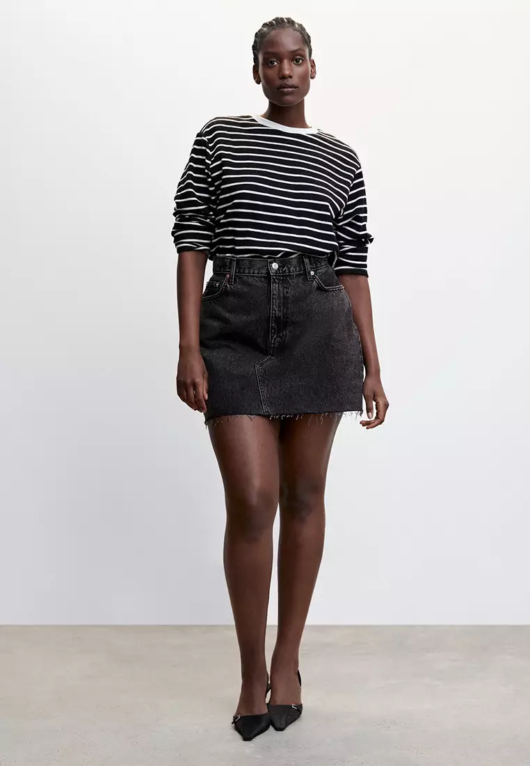 Mango denim hot sale mini skirt