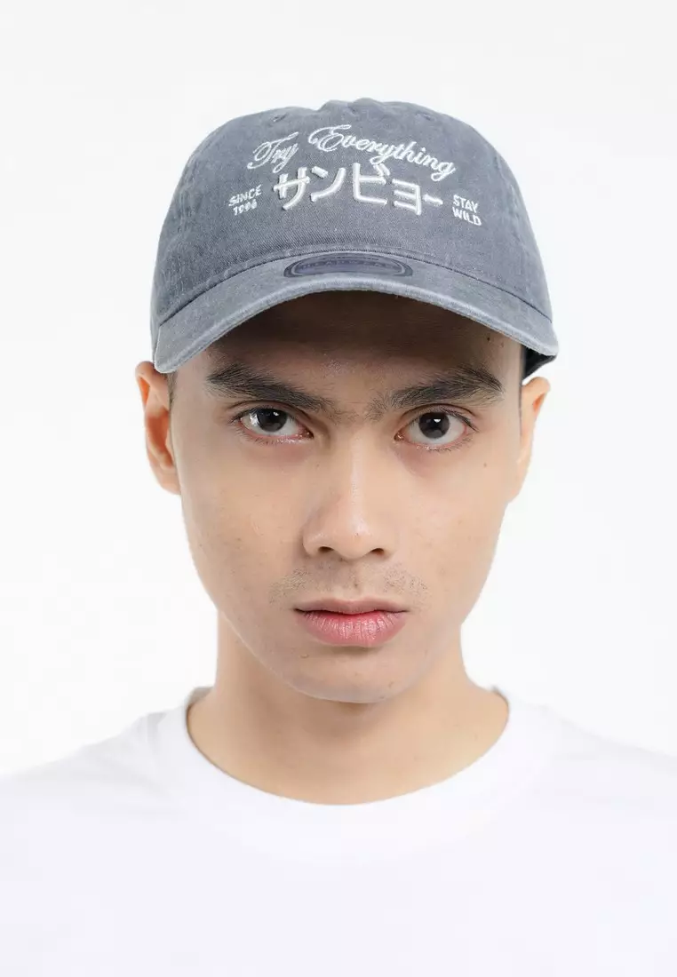 3Second Men's Baseball Cap Cotton Washing Ruki HP-C160126