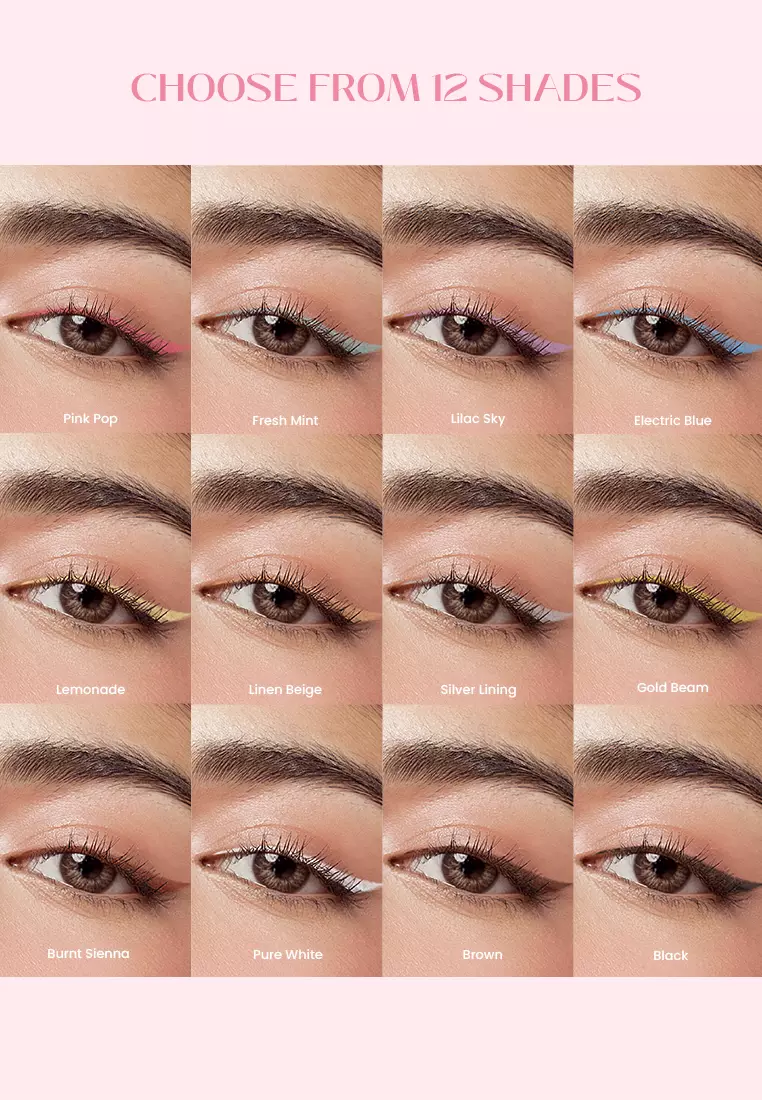 fresh waterproof gel eyeliner - electric blue