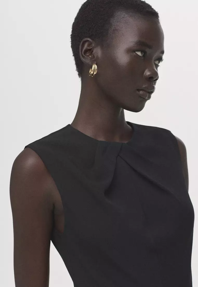 Jumpsuit With Draped Detail Belt