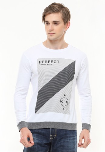 Jual Johnwin Johnwin Slim Fit Kaos  Casual Active 