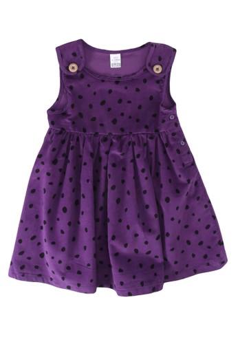 Jual Lc Waikiki Baby Girl S Figured Velvet Dress Original Zalora Indonesia