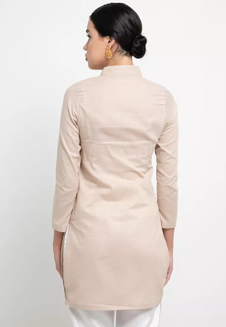 Chanira Festive Lucinda Tunic-Beige