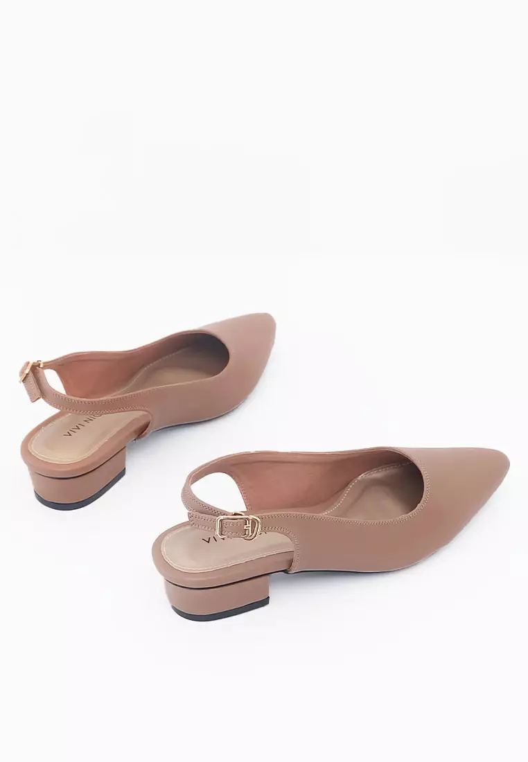 VIVI NICI - Celline Sepatu Sandal Mules 3 Cm Milk Coffee