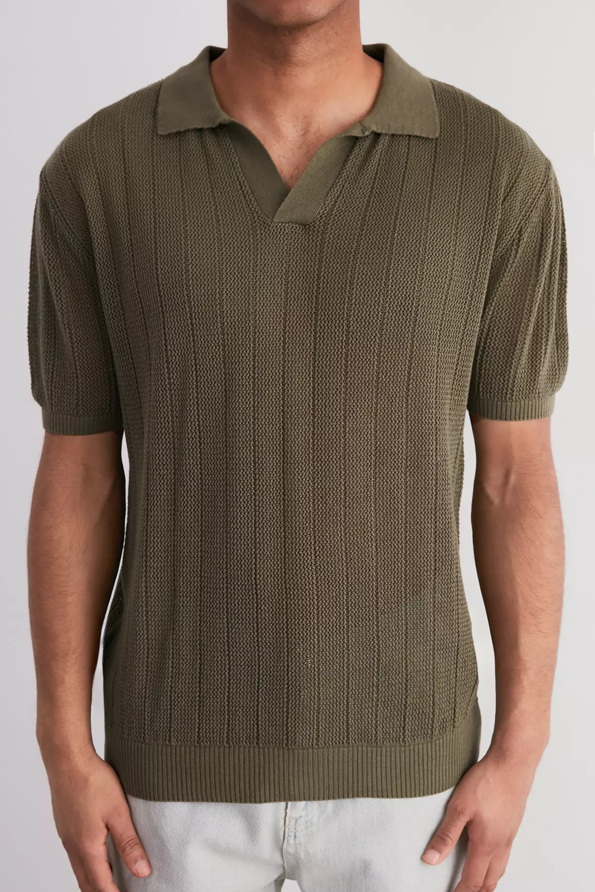 Knitted Polo Shirt