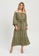 Tussah green Loni Midi Dress 454F0AA6DB9DD0GS_1