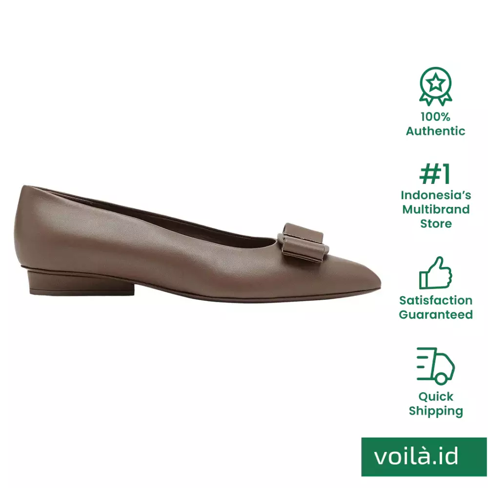 Harga flat shoes new arrivals salvatore ferragamo original