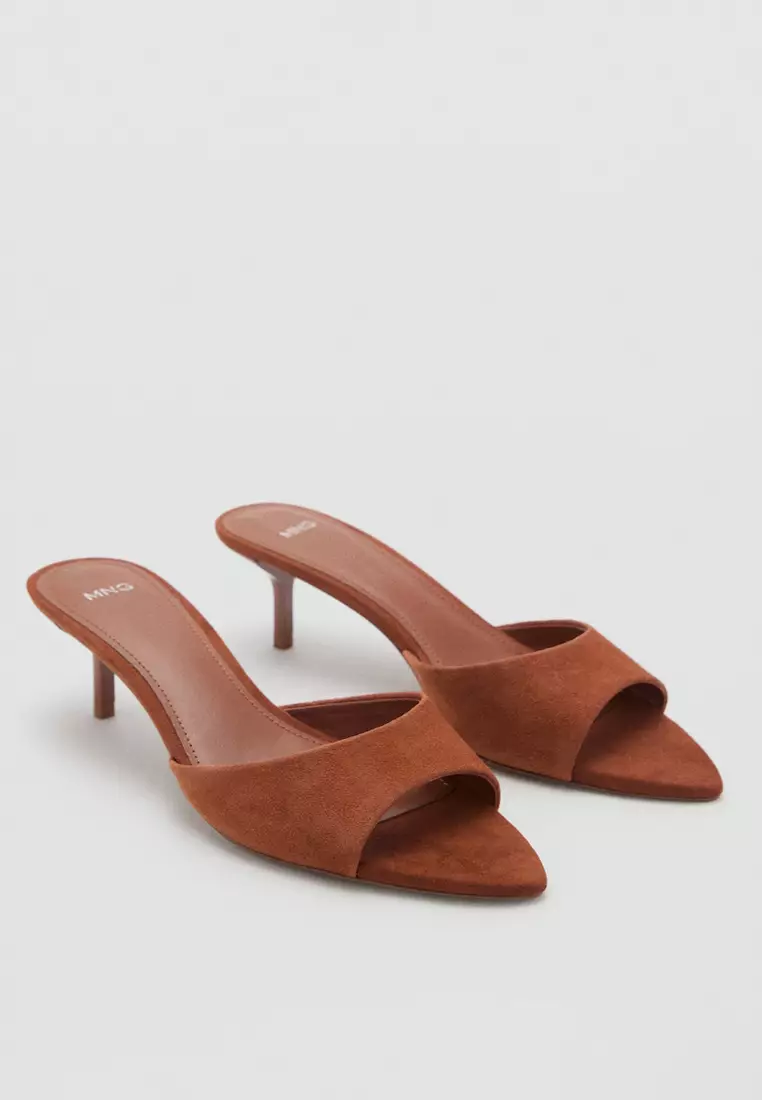 Leather Kitten Heels