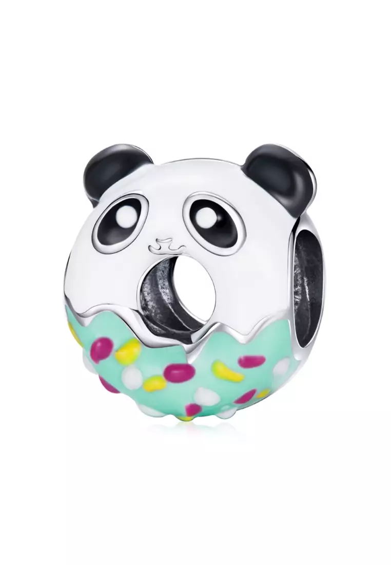 Amazon.com: Colorful Drip Zirconia Panda Charm 925 Sterling