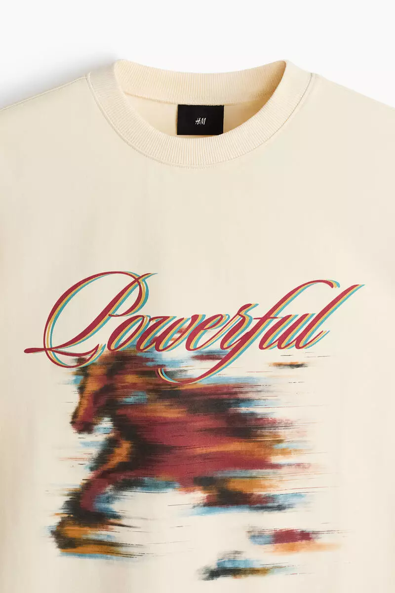 Loose Fit Printed T-shirt