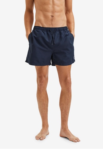 Selected Homme navy Classic Solid Swim Shorts ACC38US85462FCGS_1