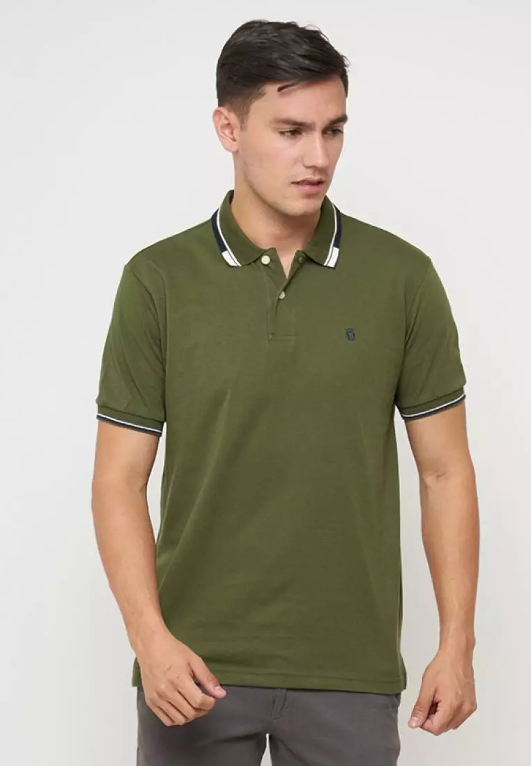 Matsuda Kaus Kerah Pria Polo Shirt Chino