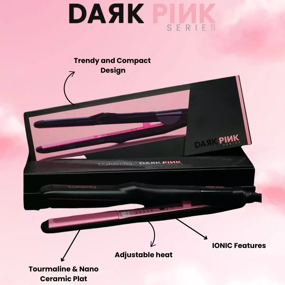 TakedaPro TKD-208 Catok Dark Pink Ionic 25mm