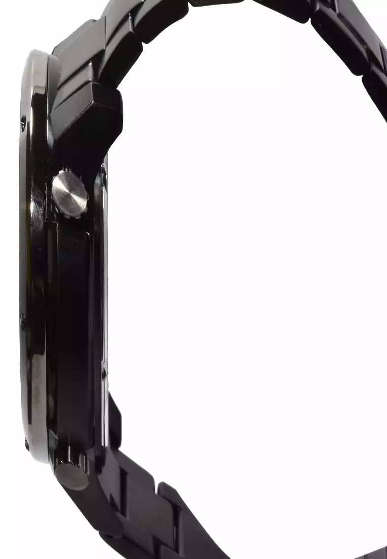 Expedition Triple Time - Jam Tangan Pria - Black - Stainless Steel - 6742MTBEPBA