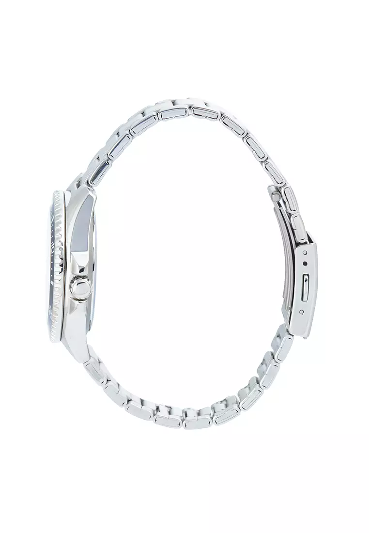 Casio MDV-10D-4A2V - Jam Tangan Analog Pria - Silver Stainless Steel Case Light Yellow Dial