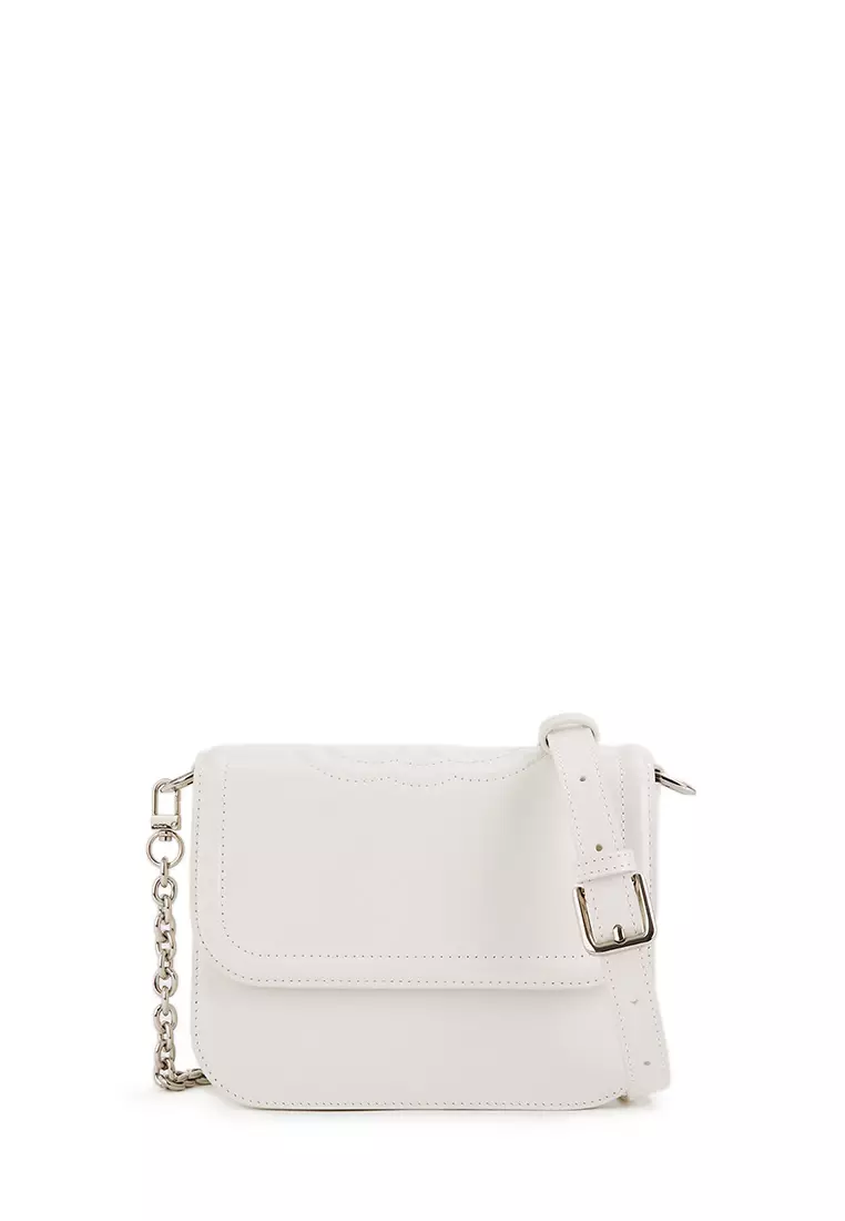 Optic White Iniga Crossbody Mini Sling Bag