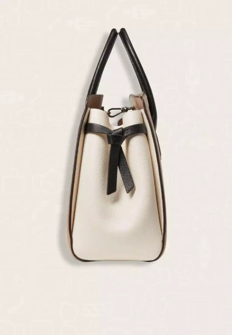 Kate Spade Knott Colorblocked Large Satchel Kraft Paper Multi