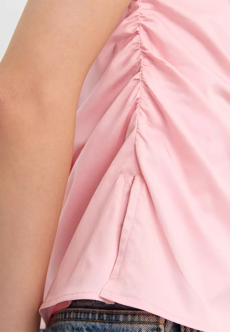 Off-Shoulder Ruched Top