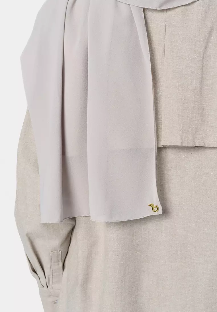 Jenna and Kaia - Ideline Pashmina 2.0 Cloud - Pashmina Instan Premium