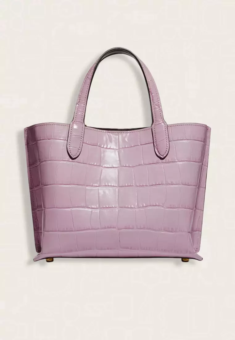 Coach Willow Tote Bag 24 Ice Purple