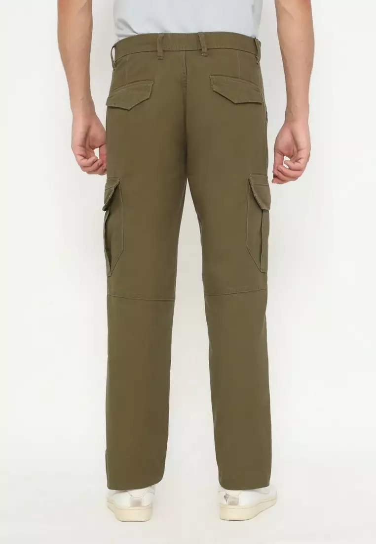 RBJ Celana Cargo Panjang Regular Fit Cotton Premium Pria