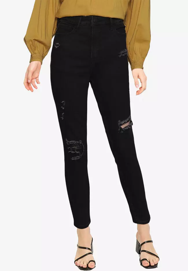 Old navy shop black ripped jeans