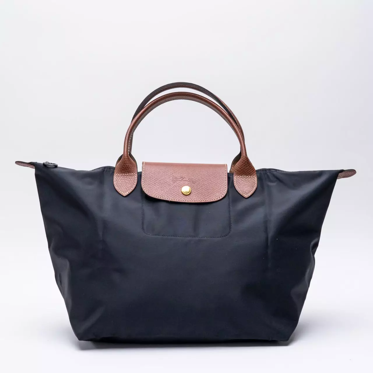Le Pliage Original Medium Top Handle Bag Black