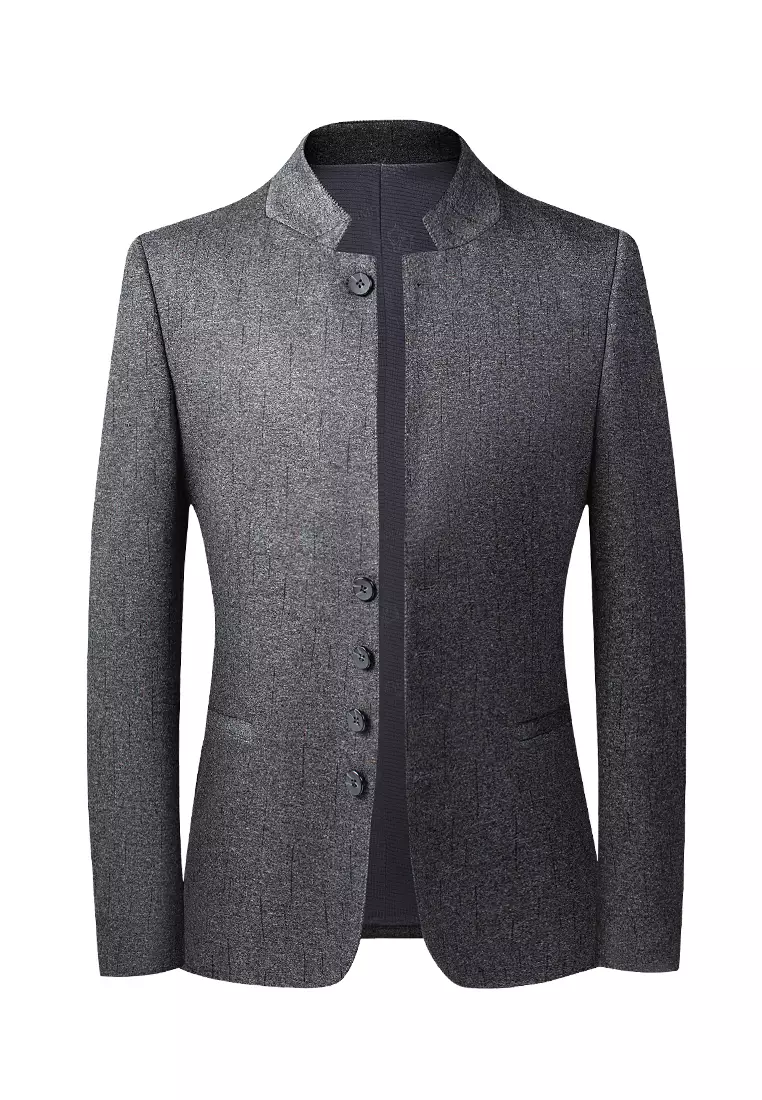 彈力貼身西裝外套666