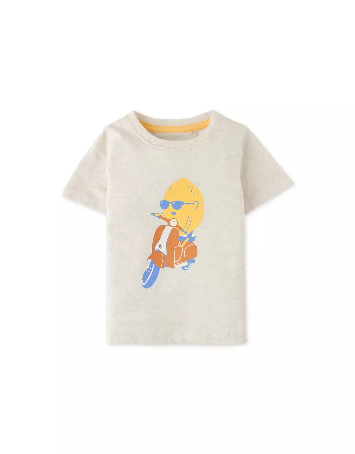 Gingersnaps Baby Amalfi Crush T-Shirt Beige - Kaos Bayi Laki-laki (Krem)