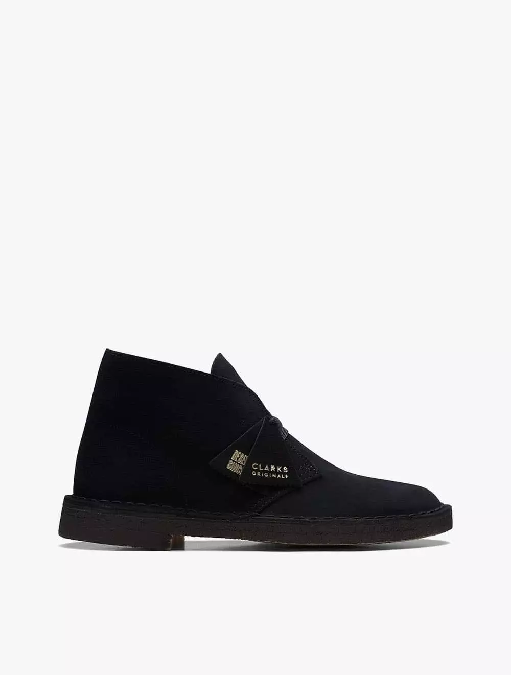 Jual Clarks Clarks Desert Boot Men's Boots Black Suede Original 2024
