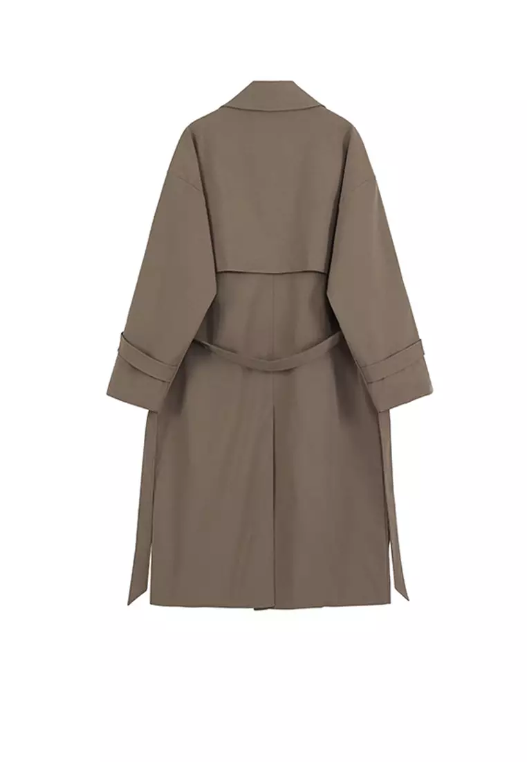 Thin Double Breasted Trench Coat MYQ8350