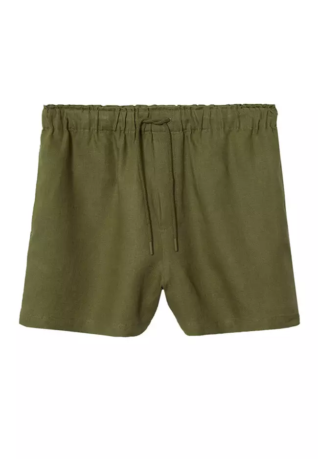 100% Linen Shorts