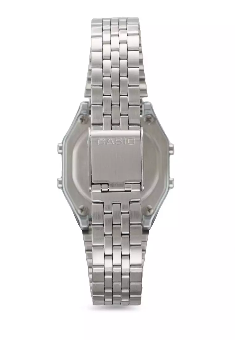 Casio Jam Tangan - Silver Grey - Stainless Steel - LA680WA-7DF