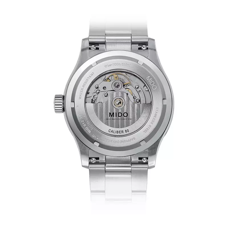 Jam Tangan Pria MIDO Multifort M M038.430.11.051.00 Black Gradient Dial Stainless Steel Strap