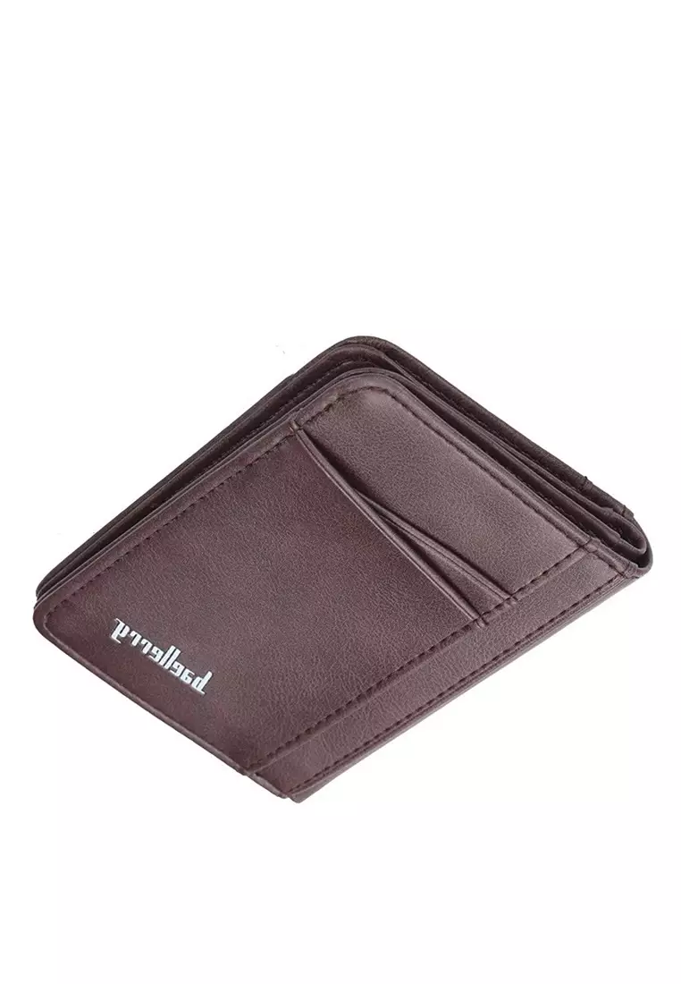 Dompet Kartu Pria Model Pendek Kulit PU Leather Premium Quality ORIGINAL