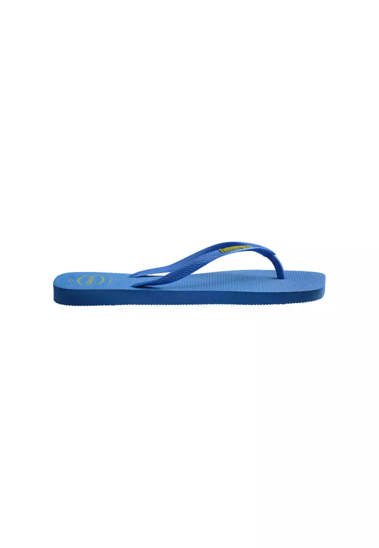 Slim Square Logo Pop Up Flip Flops