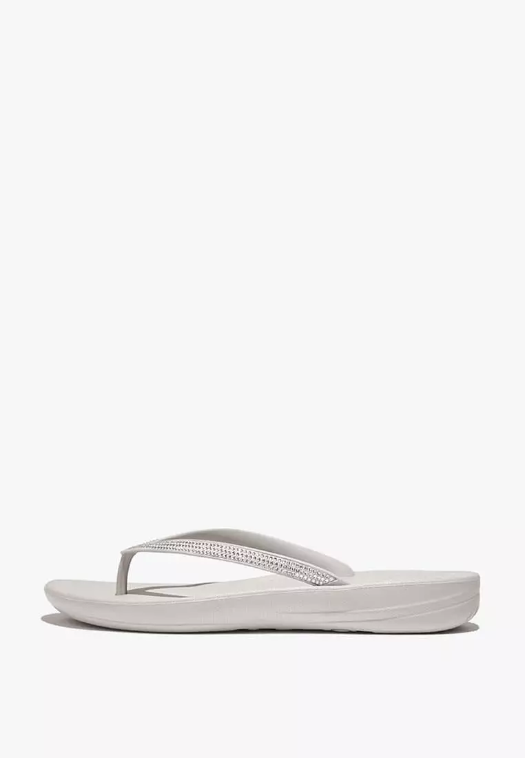 Discount on Fitflop  shoes - SKU: Fitflop Iqushion Sparkle- Tiptoe Grey