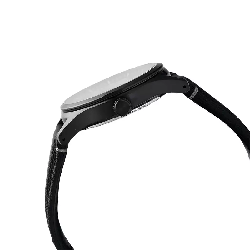 Jam Tangan Pria Seiko SUR571P1 Discover More Black Dial Black Nylon Strap