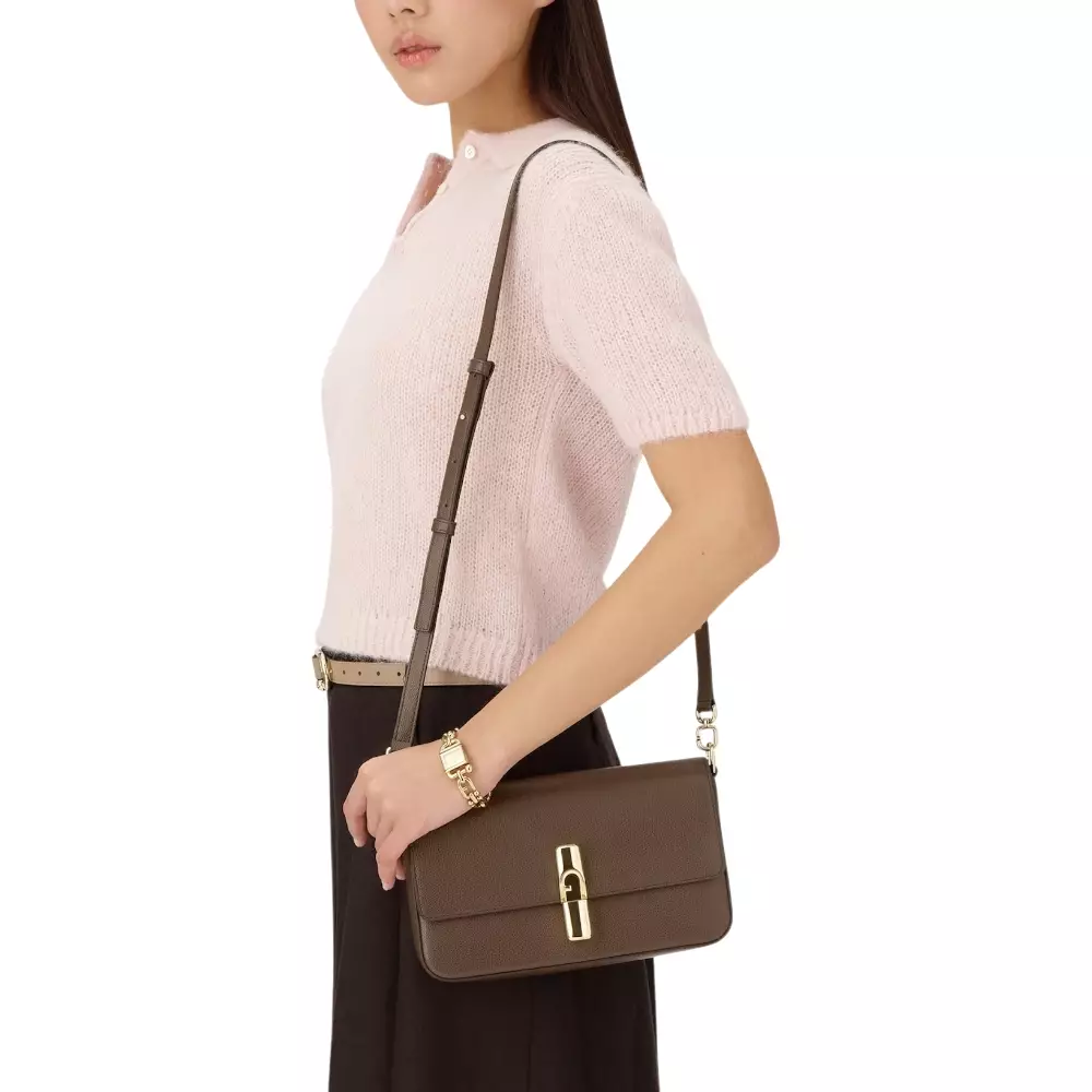 Iride S Crossbody Bag Espresso Ghw