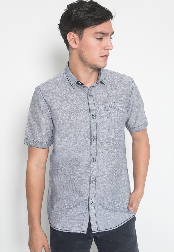 Jual LGS LGS Kemeja Pria  Kemeja Casual Slim Fit 