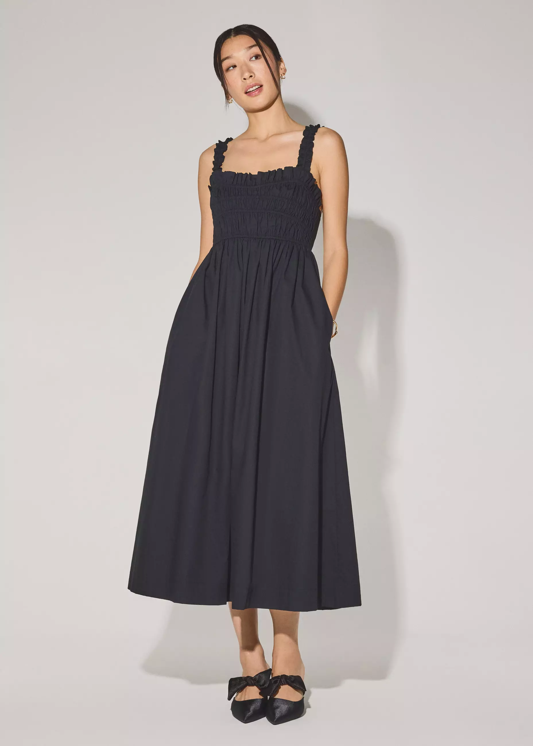 Jual Love, Bonito Dress Wanita - Cotton Ruched Sweetheart Fit & Flare Maxi  Dress Original 2026 | ZALORA Indonesia