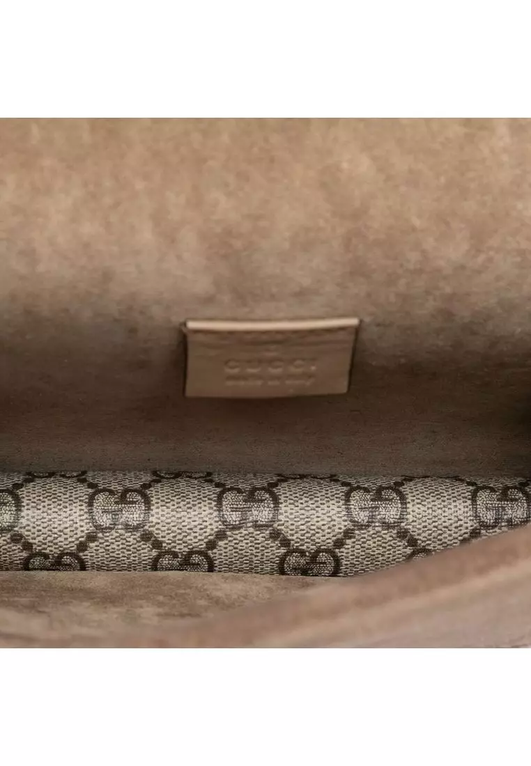 Pre-Loved Gucci Small Gg Supreme Dionysus Crossbody