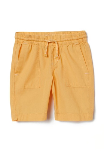 H&M yellow Cotton Shorts 6D262KA7766458GS_1