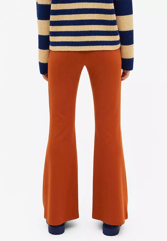 Flared tight trousers clearance