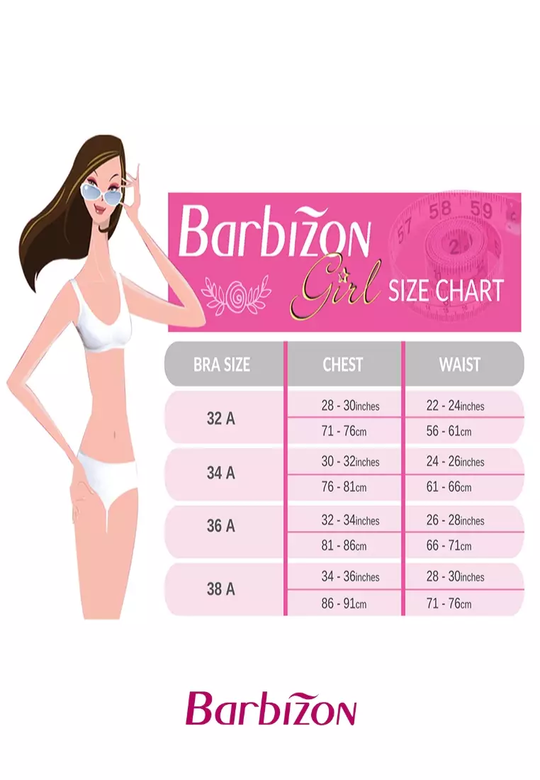 Buy Barbizon 2-in-1 Pack Teens Bra Women Underwear 2024 Online