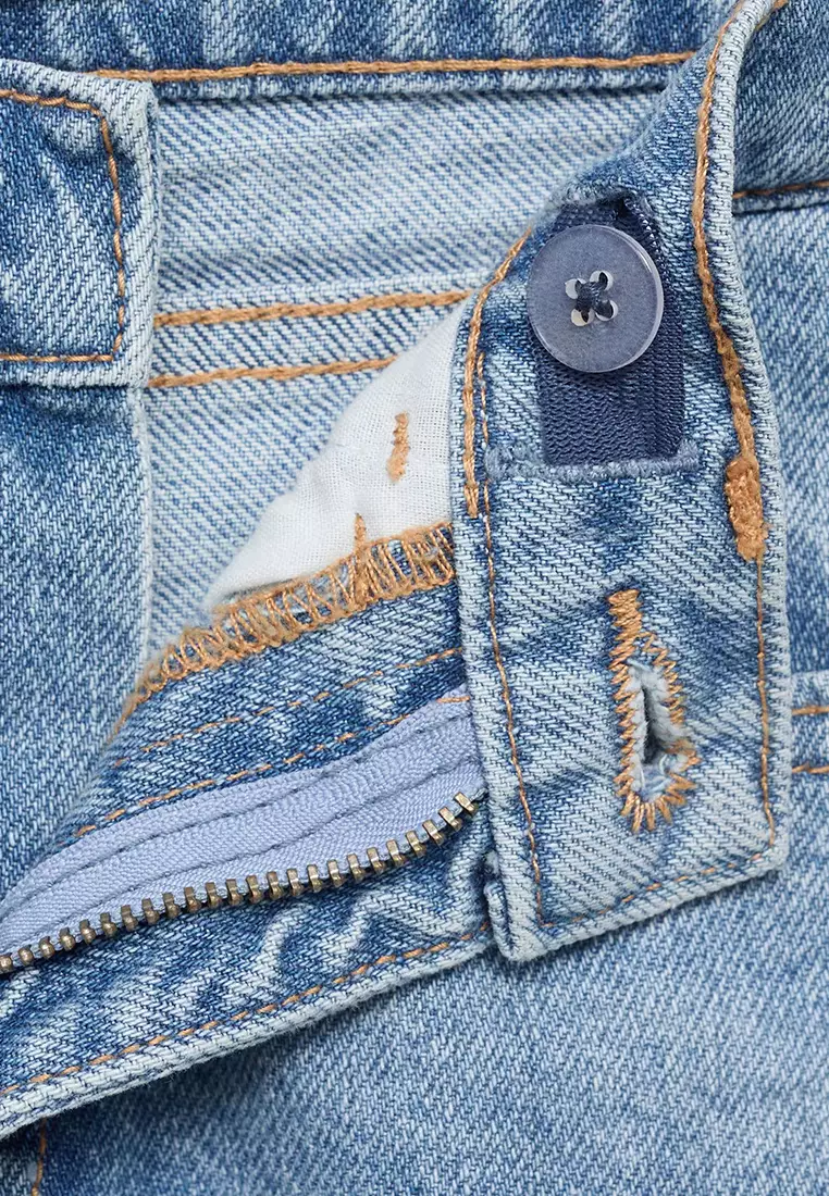 Jeans Culotte Mid-Waist Comfort