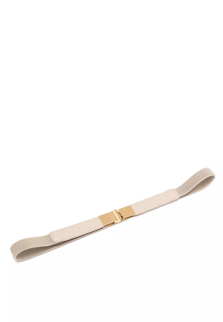 GYKACO JANE Beige - Ikat Pinggang Wanita - Fashion Belt / Sabuk (Import)