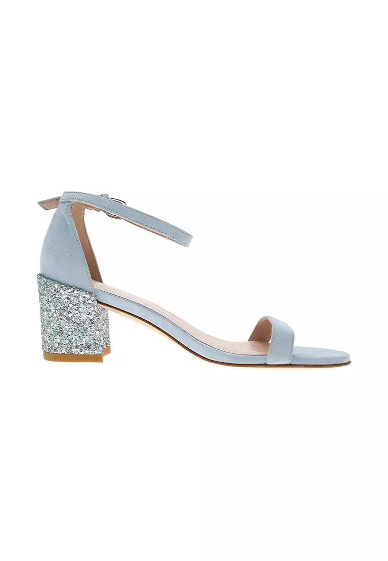 Discount on Stuart Weitzman  shoes - SKU: Stuart Weitzman Sheepskin leather women's high heels SIMPLE BLUE SUEDE