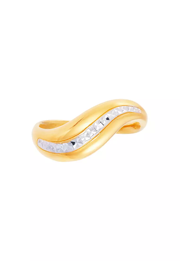 HABIB 916/22K Yellow and White Gold Ring R68270823